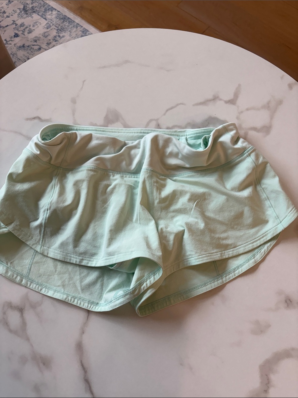 Lululemon Mint Speed Up Shorts 2.5 in seam